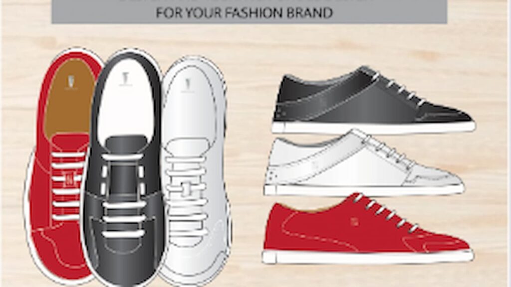 technical drawing and shoes designer