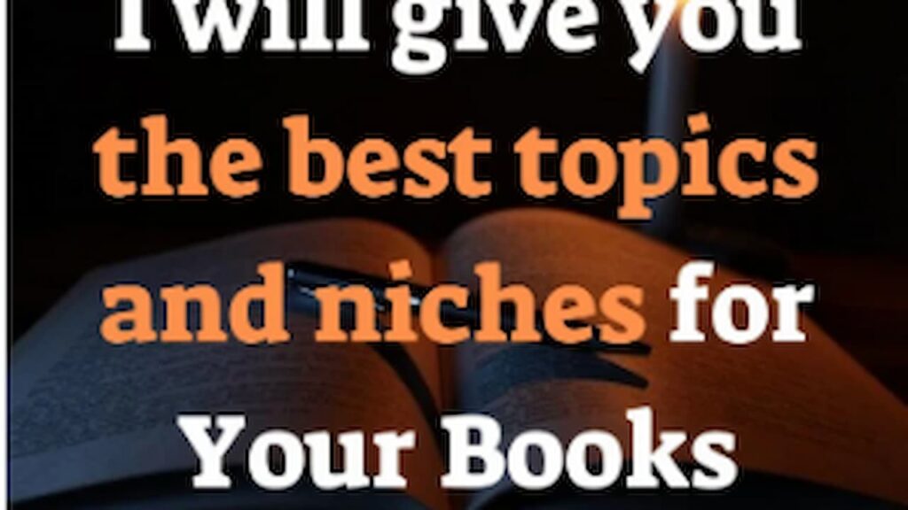 kindle niche research