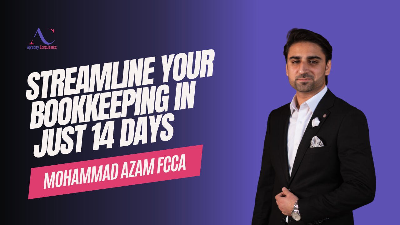 Bookkeeper Los Angeles CA - Streamline Your Bookkeeping in Just 14 Days with Mohammad Azam FCCA