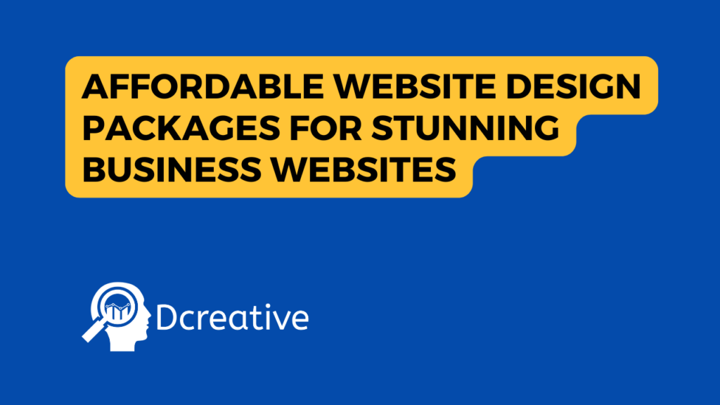 image showcasing affordable website design packages, highlighting a variety of budget friendly options for creating professional and visually appealing business websites.